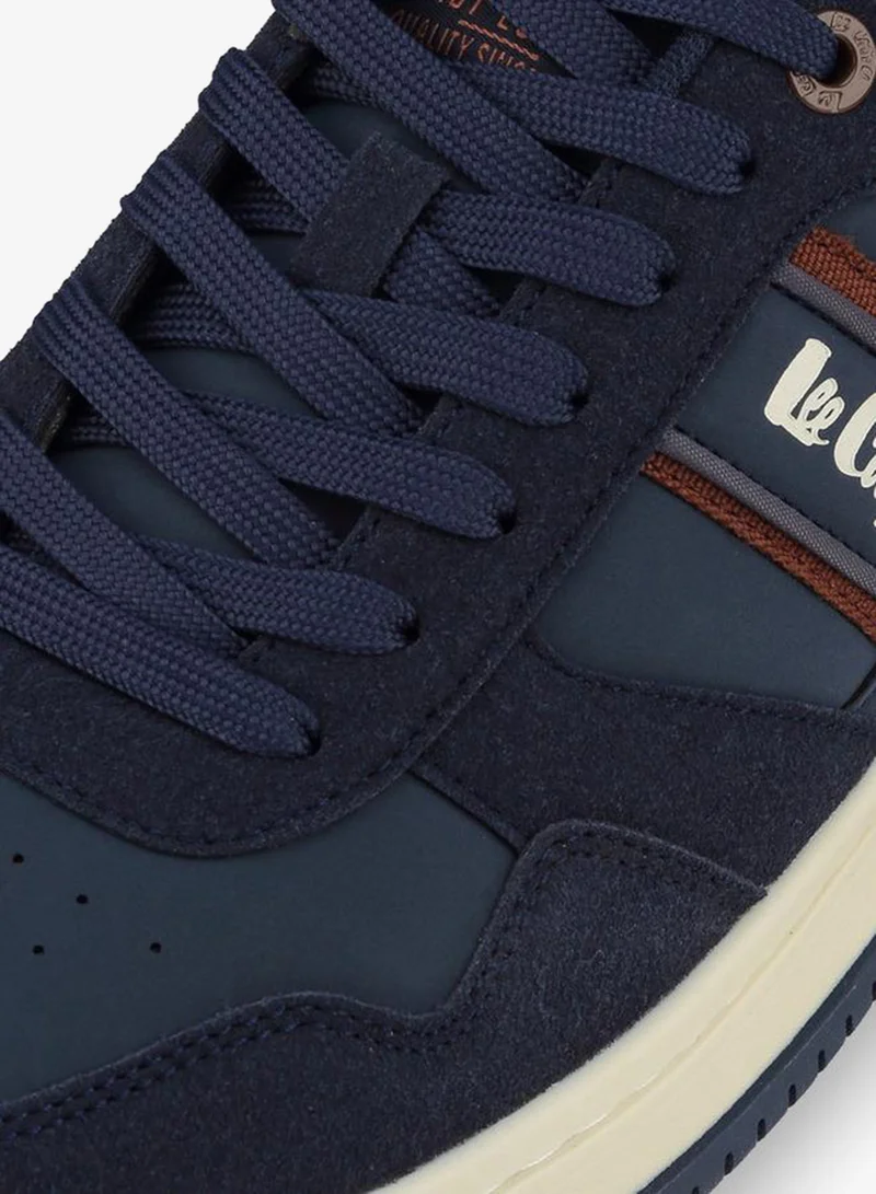Lee Cooper NAVY Men Logo Print Lace-Up Ankle Sneakers for Men | Best Price UAE
