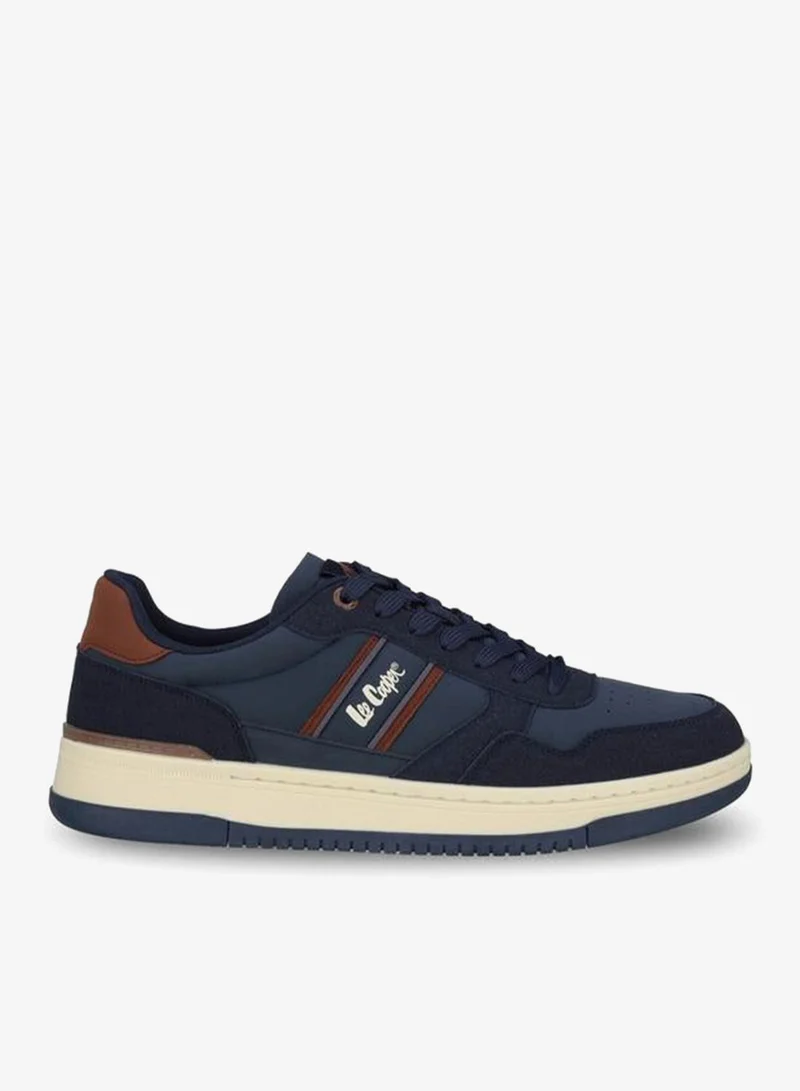 Lee Cooper NAVY Men Logo Print Lace-Up Ankle Sneakers for Men | Best Price UAE
