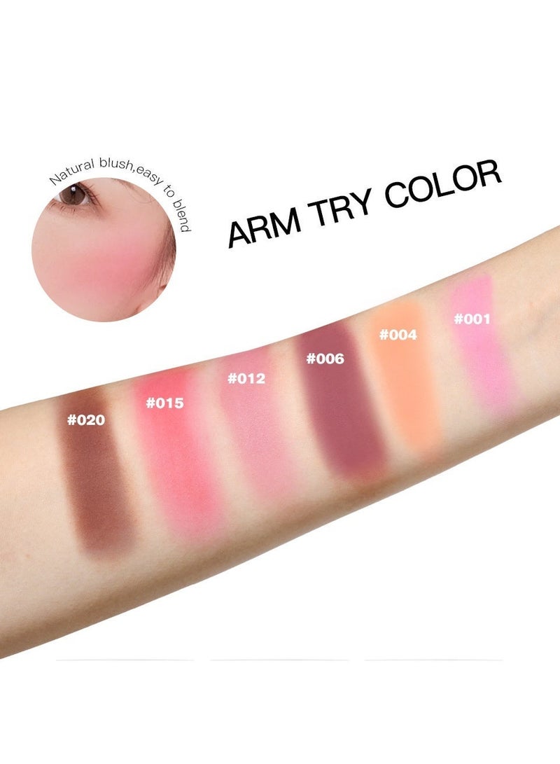 Embossed Blush Palette, Matte Texture, Fine And Light Powder, Create Advanced Makeup - Image 4