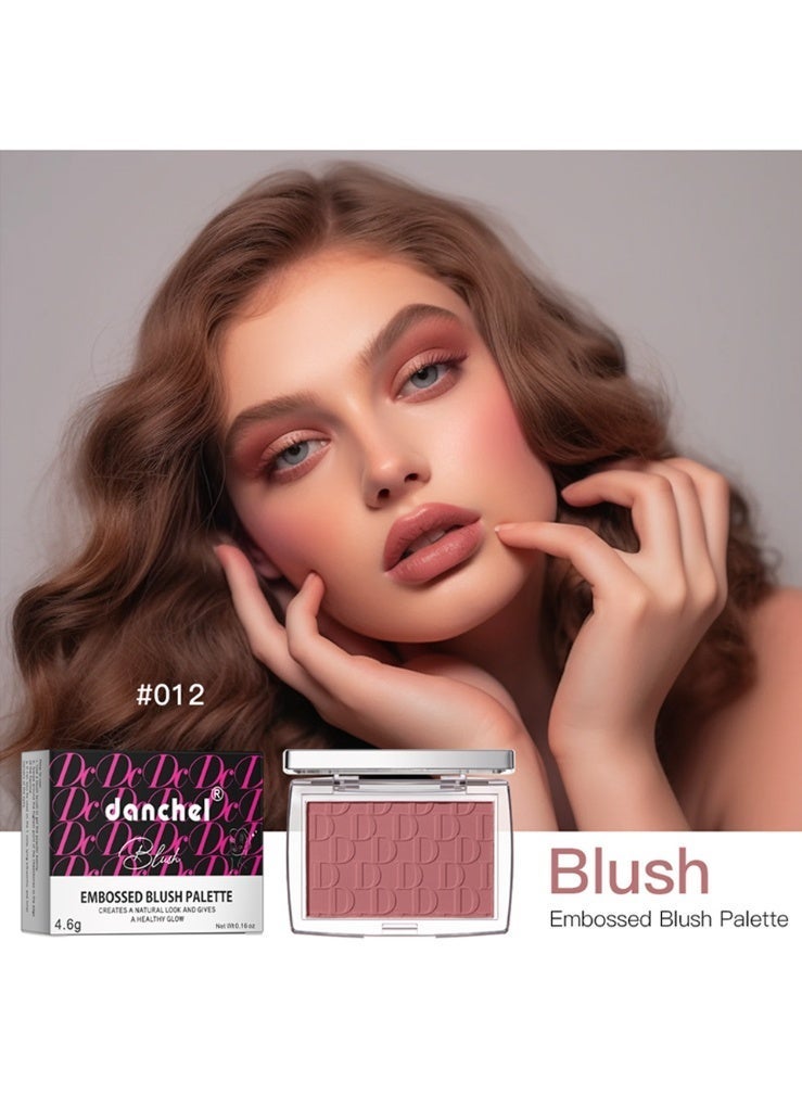 Embossed Blush Palette, Matte Texture, Fine And Light Powder, Create Advanced Makeup - Image 3
