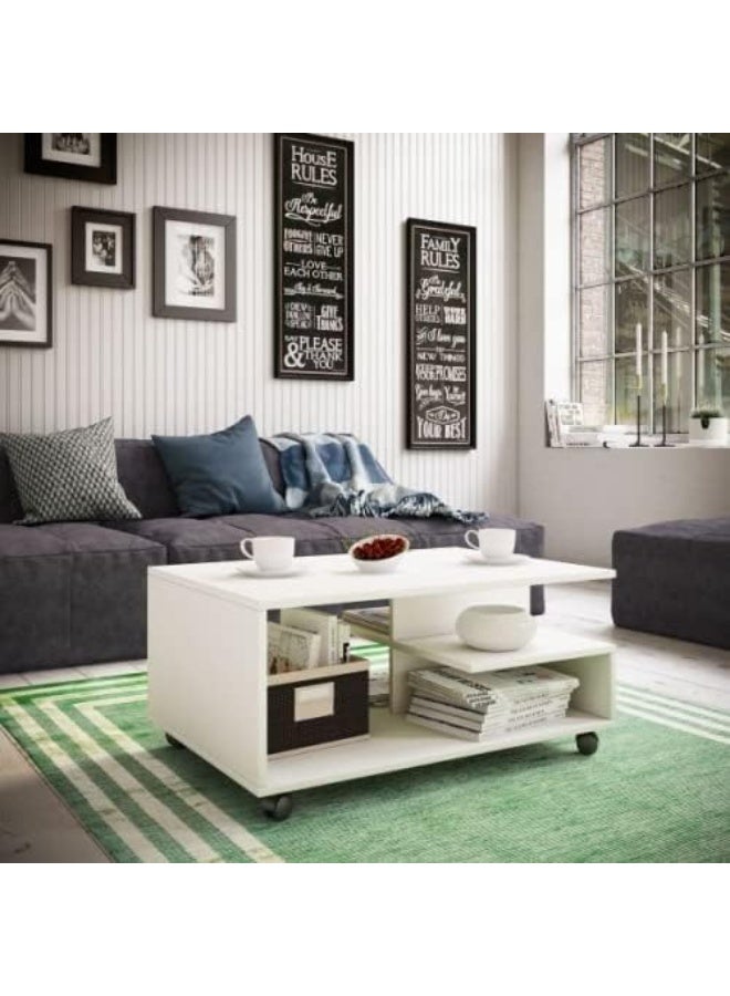 فرنتشر ستور ترابيزة قهوة - ارتفاع 40 سم - عرض 80 سم - عمق 50 سم ، من فرنتشر ستور. - Image 2