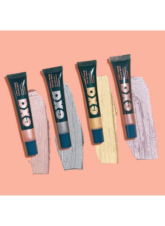 EXA Beauty Natural Light Show Color Melt Foil For Eyes + Face + Body ; Clean Vegan Cruelty Free Makeup (Recess Metallic Neutral Gold)  - Image 5