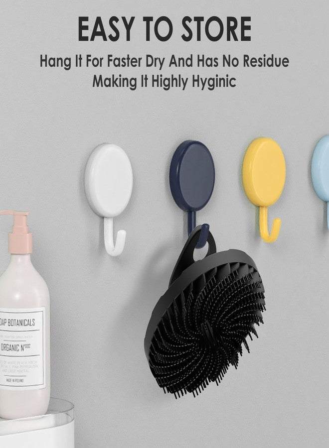 INNERNEED Food-Grade Silicone Body Scrubber Bath Shower Cleansing Brush, Gentle Exfoliating and Massaging, Nice Foaming, More Hygienic and Last Longer (Black) - Image 4