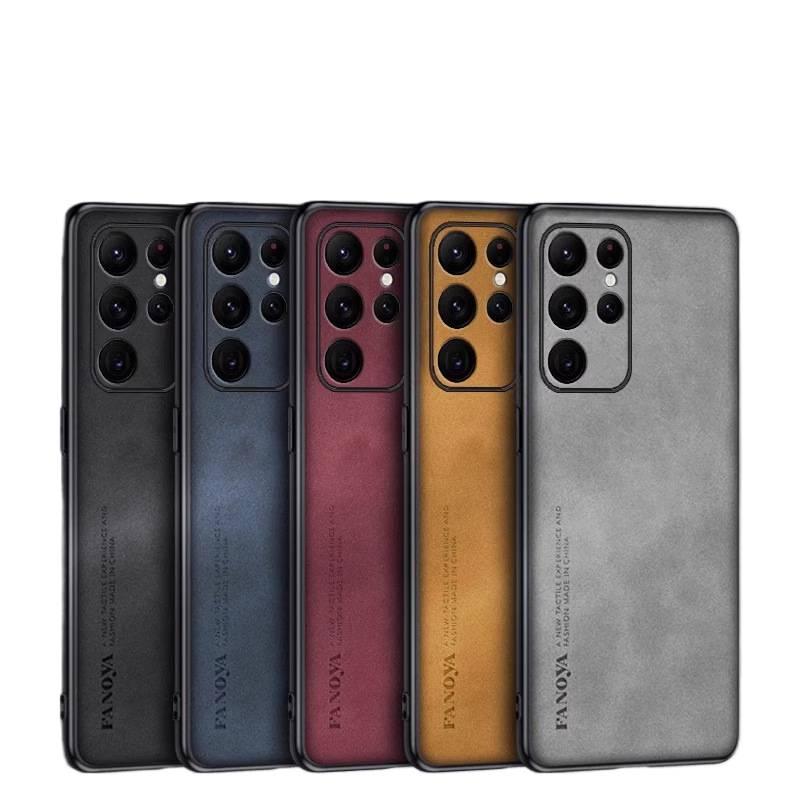 غطاء واقي | أحمر | مقاوم للصدمات لـ Samsung Galaxy S24 Ultra | حماية من السقوط | مقاومة بصمات الأصابع - Image 1