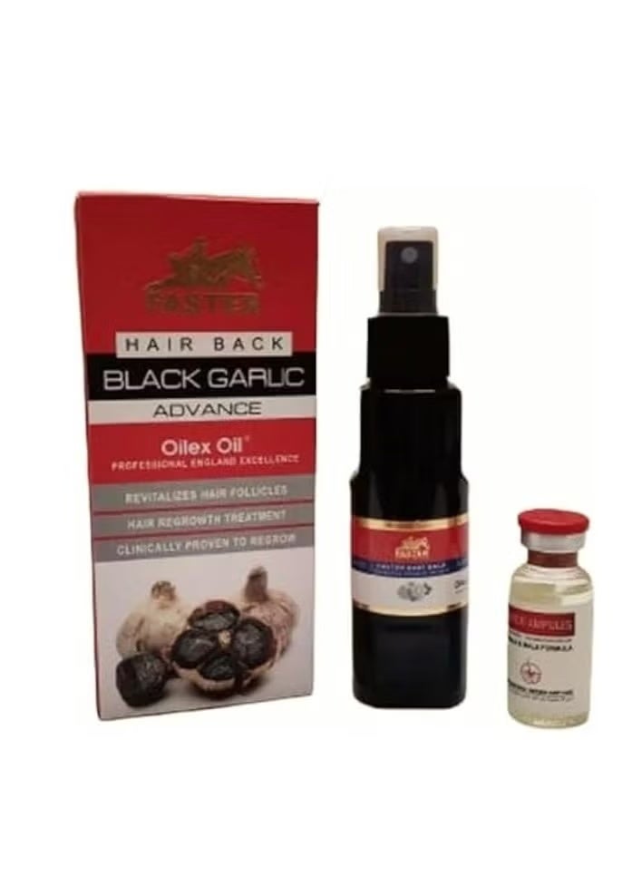FasterFocus Advance Oil Hair Back - 1 Piece - Black Garlic Multicolour 100ml - Image 1