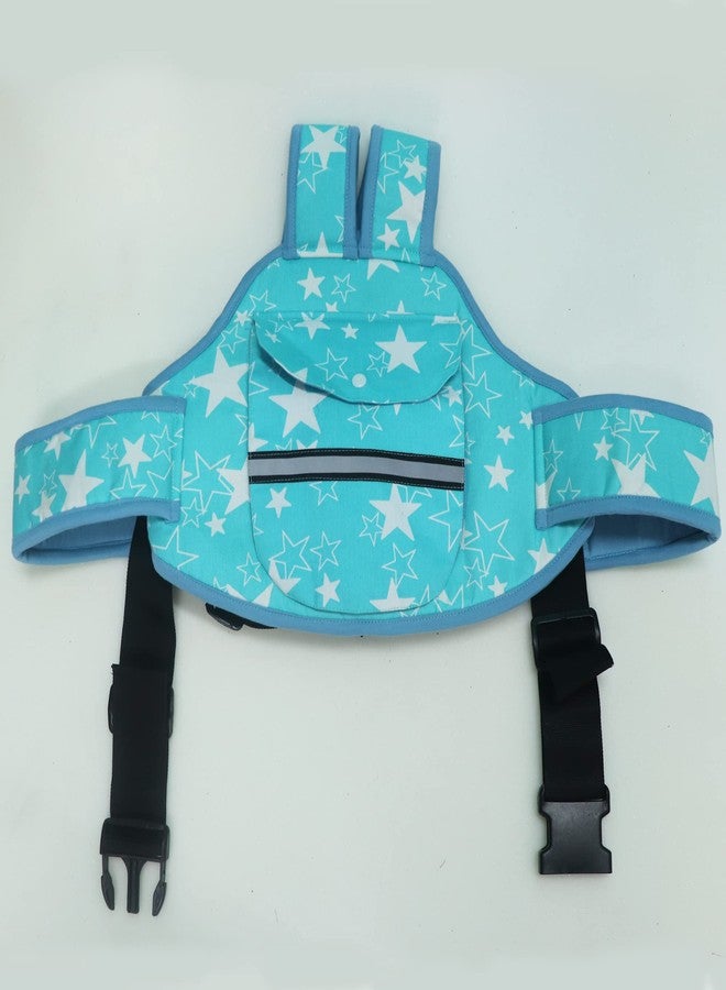 Kradyl Kroft Scooter Safety Belt | Two Wheeler Child Safety Seat Belt (Blue Star), 1 Count - Image 4