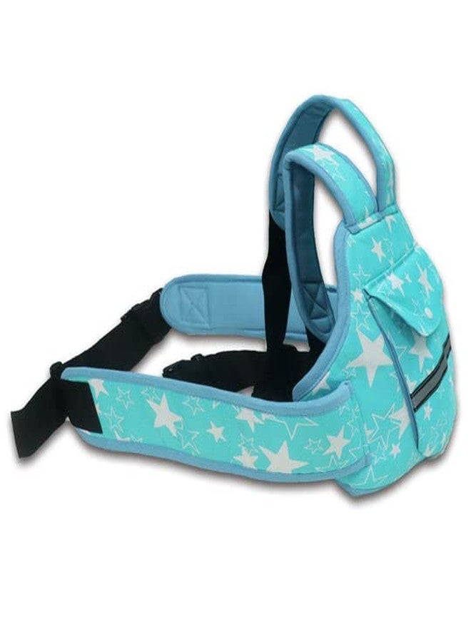 Kradyl Kroft Scooter Safety Belt | Two Wheeler Child Safety Seat Belt (Blue Star), 1 Count - Image 2