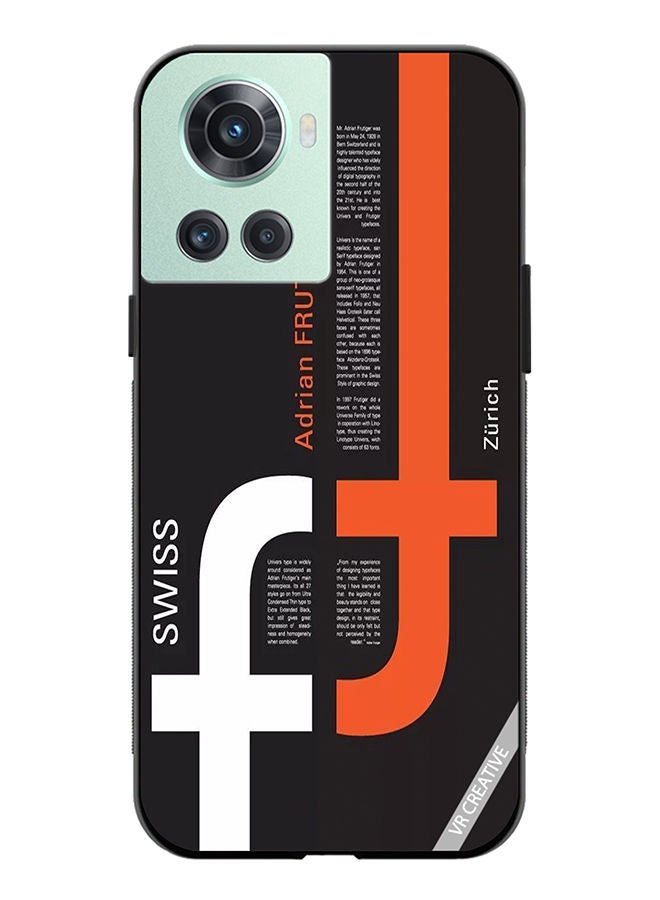 VR CREATIVE Protective Case Cover For OnePlus 10R Swiss Zurich Design Multicolour - Image 1