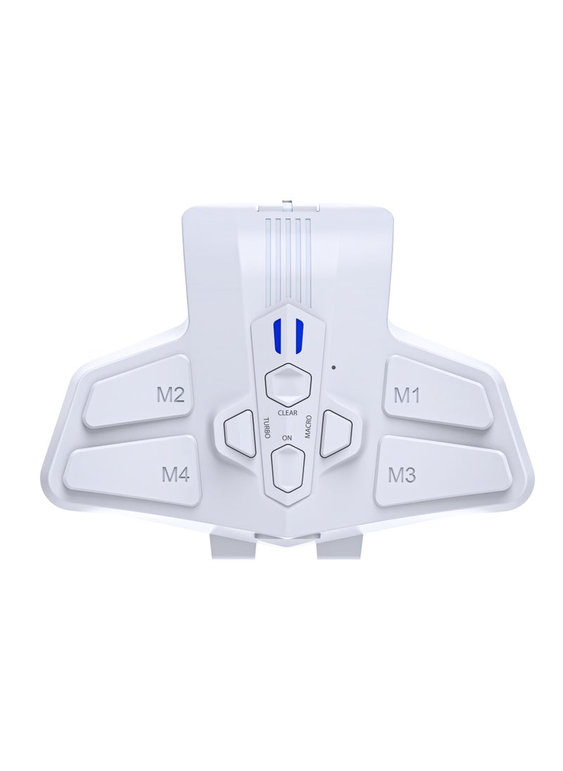 SYOSI - Back Button for PS5 Controller, Back Extension Buttons DIY Kits for PS5 DualSense Controller, PS5 Back Clip Button Programmable and Turbo (White) - Image 1