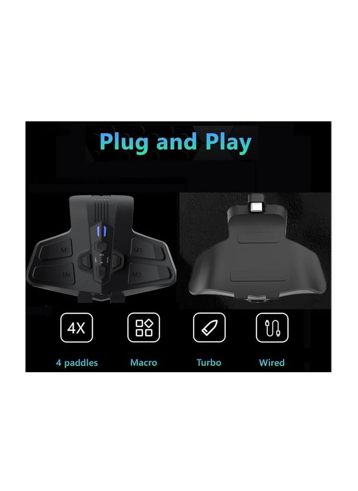SYOSI - Back Button for PS5 Controller, Back Extension Buttons DIY Kits for PS5 DualSense Controller, PS5 Back Clip Button Programmable and Turbo (White) - Image 1