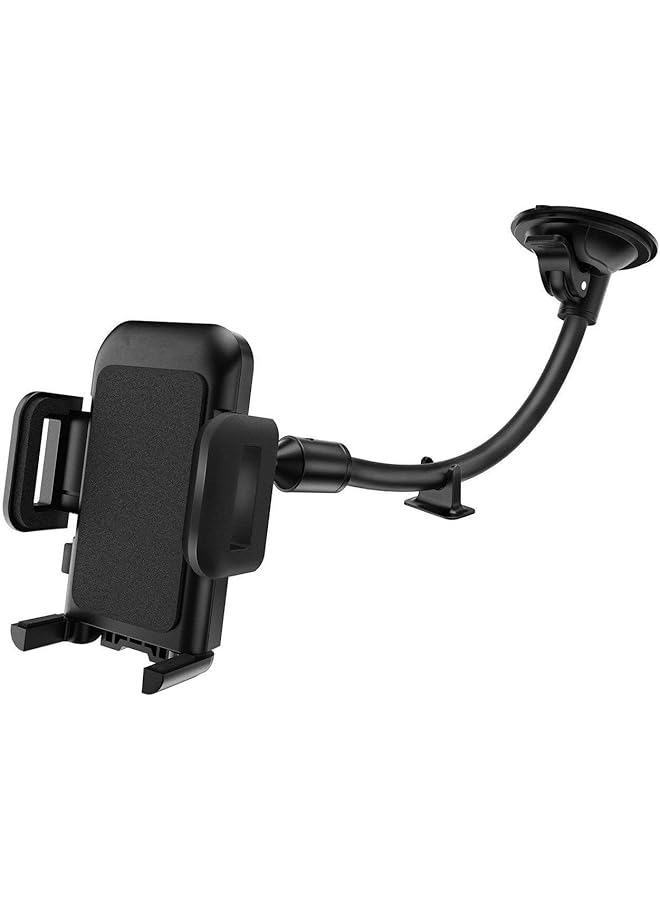 Green Tiger Cell Phone Holder for Car, Windshield Long arm Car Phone Mount with One Button Design and anti-Skid Base Car Holder for iPhone - Image 1