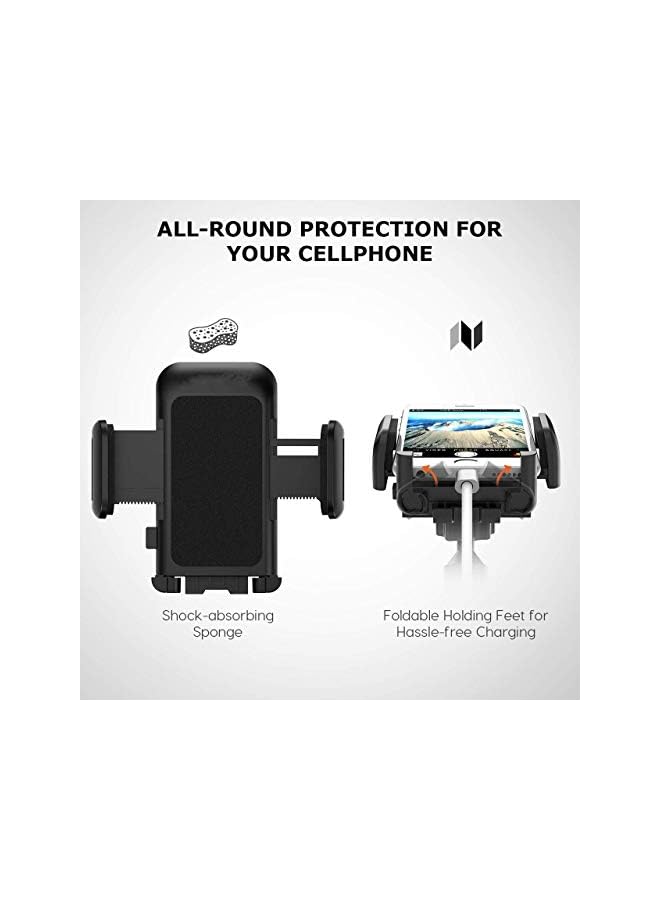 Green Tiger Cell Phone Holder for Car, Windshield Long arm Car Phone Mount with One Button Design and anti-Skid Base Car Holder for iPhone - Image 4