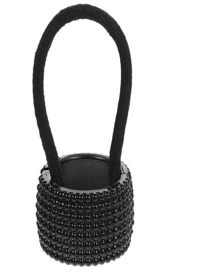 minkissy Rhinestone Ponytail Cuff Hair Tie Set 2Pcs Elastic Glitter Ponytail Holders for Women and Girls Unique Hair Accessories for Everyday and Party Styling - Image 1