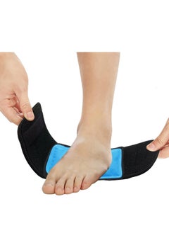 Cold & Hot Therapy Wrap, Reusable Gel Pack for Pain Relief, Adjustable Shoulder Strap Hand, Arch, Wrist, Arm, Elbow, Myalgia, Sprain, Bruise, Injury, Etc. (1pack)