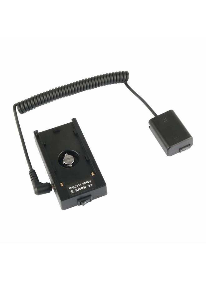 Fomito NP-F970 F960 F750 F770 F550 Battery Adapter Replacement ACPW20 Power Adapter Conveter to FW50 Dummy Battery for Sony A7 A7II A7R A7RII A7S A7S2 A7M A7M2 A6500 A6000 A5100 A3000 NEX5 DSC-RX10 - Image 2