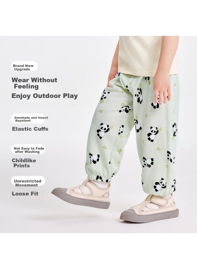 Yuzhaolin Kids Mosquito-Proof Mesh Breathable Pants Boys Girls Children'S Trousers Casual Long Pants Childhood Imagination - Image 2