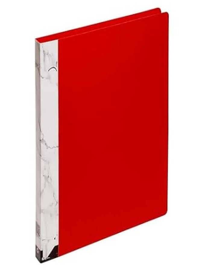 VAVIA 2D Ring Binder File,Plastic File Folder Legal Size Tough & Durable (F/S-Legal 2D Ring Binder RED - 1) - Image 1