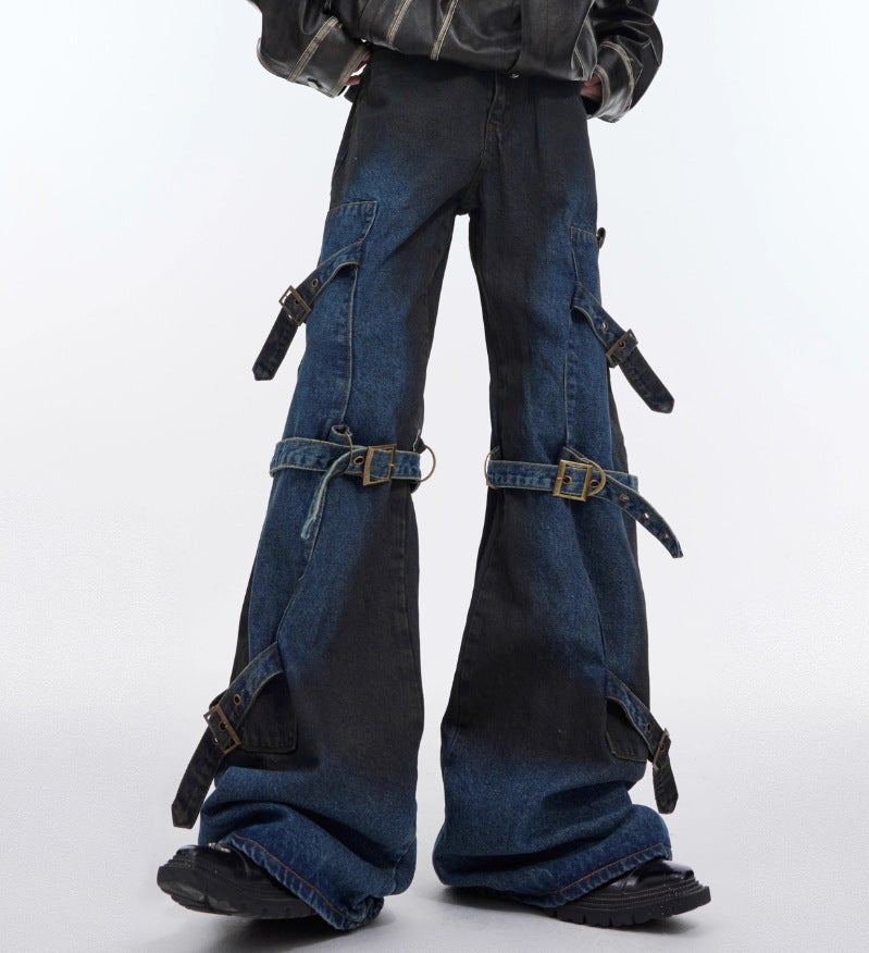 Unisex Casual Daily Denim Jeans - Image 1
