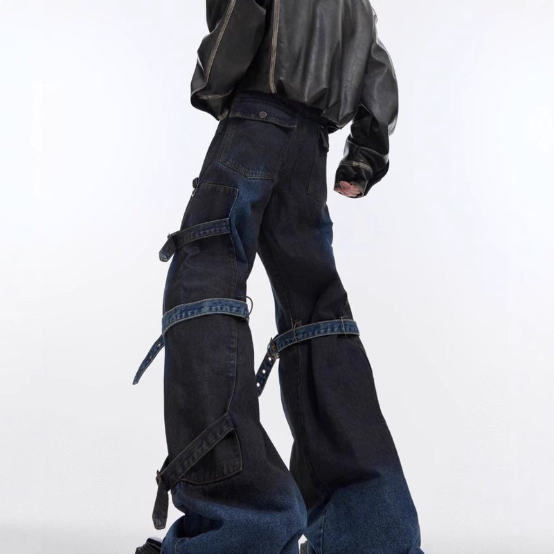 Unisex Casual Daily Denim Jeans - Image 5