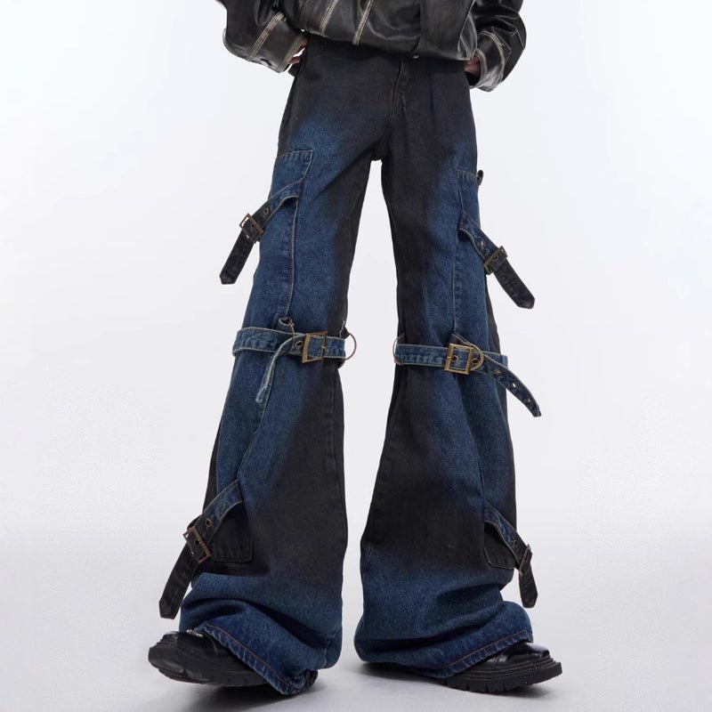 Unisex Casual Daily Denim Jeans - Image 2
