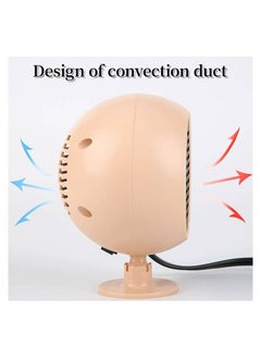 McDou Car Portable Heater Plugged into Cigarette Lighter Car Heater and Cooling Fan （Pink）  - Image 5