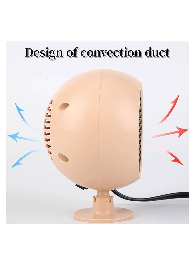 McDou Car Portable Heater Plugged into Cigarette Lighter Car Heater and Cooling Fan （Pink） - Image 5