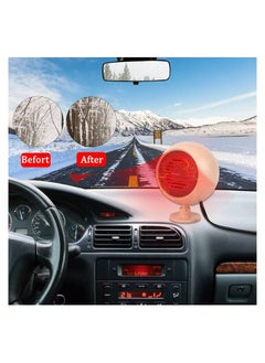 McDou Car Portable Heater Plugged into Cigarette Lighter Car Heater and Cooling Fan （Pink）  - Image 3