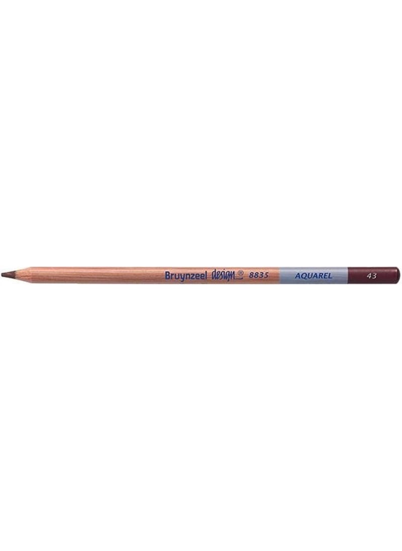 Bruynzeel - Dessin Aquarell Watercolor Pencil Dark Brown N:B883543K - Image 1