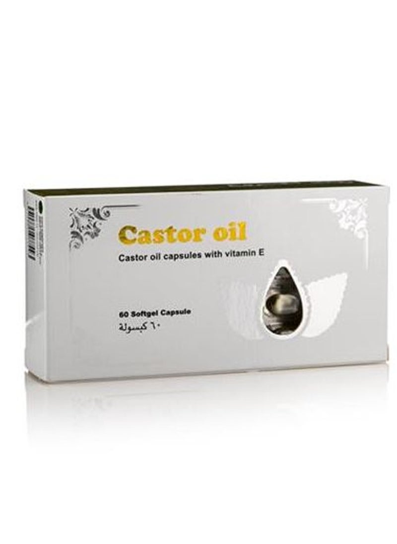 MARNYS Marnys Castor Oil Capsules with Vitamins E - 60 Capsules  - Image 1