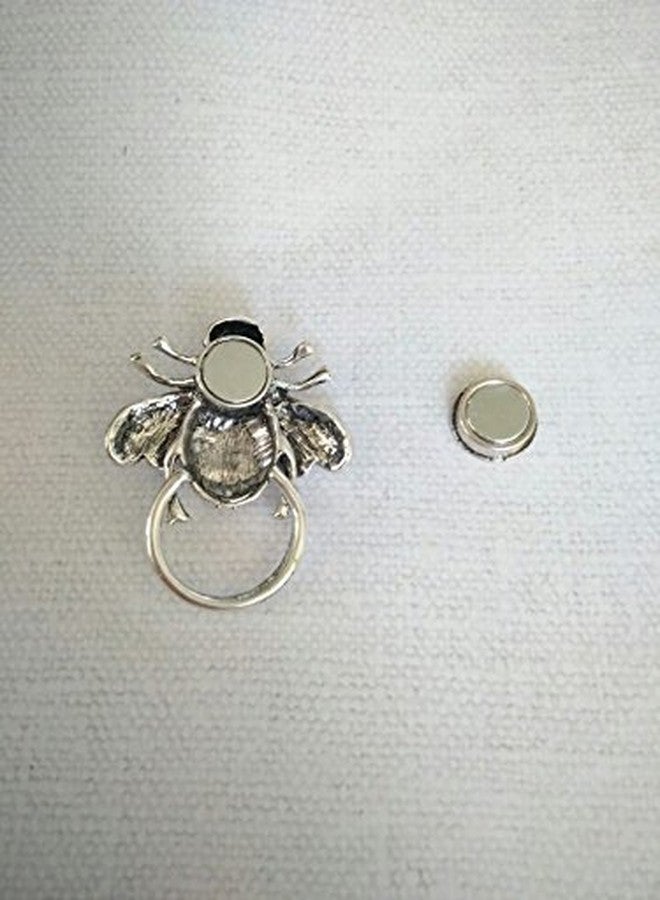 MANZHEN Vintage Bumble Bee Trendy Magnetic Eyeglass Holder Brooches Ladybug Brooch (Bee) - Image 4