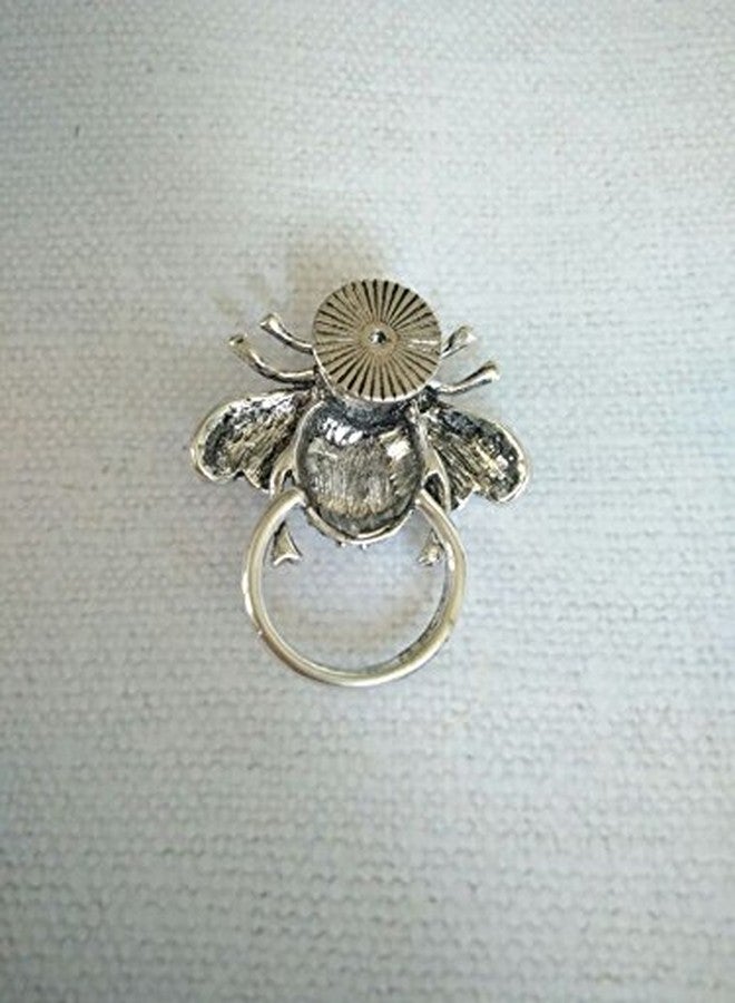 MANZHEN Vintage Bumble Bee Trendy Magnetic Eyeglass Holder Brooches Ladybug Brooch (Bee) - Image 3