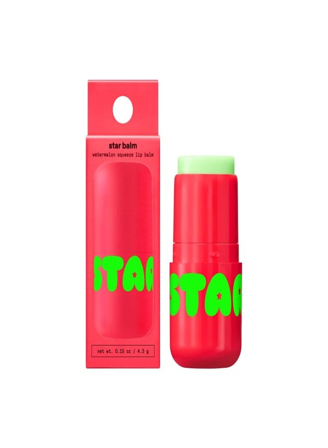 Starface World Starface Star Balm Watermelon Squeeze, Hydrating Lip Moisturizer with Shea Butter, Cocoa Butter, and Coconut Oil, Juicy Watermelon Flavor (0.15 oz) - Image 1