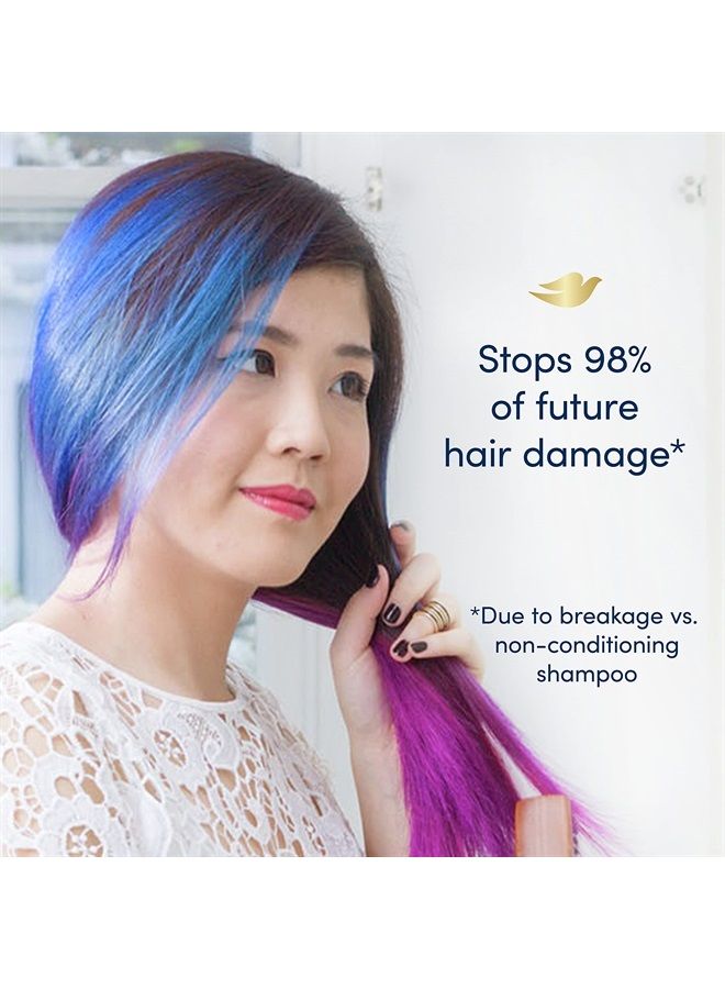 Dove Nutritive Solutions Strengthening Shampoo Intensive Repair 4 Count Formula for Damaged Hair Dry Hair Shampoo With Keratin Actives 12 oz - Image 3