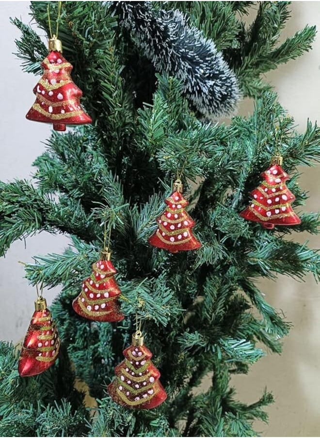 Christmas Tree Hanging Decorative -6PCS 