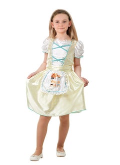 MAD TOYS Goldilocks Book Week and World Book Day Roleplay Theme Party Child Costumes, Girls Book Character Dress Ages from 3 to 10 Years  - Image 1