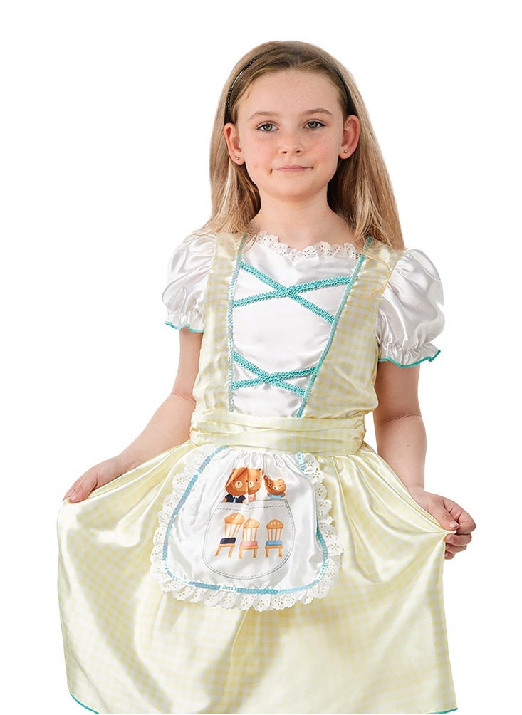 MAD TOYS Goldilocks Book Week and World Book Day Roleplay Theme Party Child Costumes, Girls Book Character Dress Ages from 3 to 10 Years  - Image 2