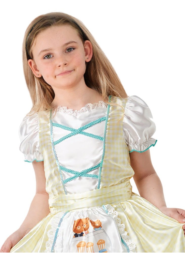 MAD TOYS Goldilocks Book Week and World Book Day Roleplay Theme Party Child Costumes, Girls Book Character Dress Ages from 3 to 10 Years  - Image 3