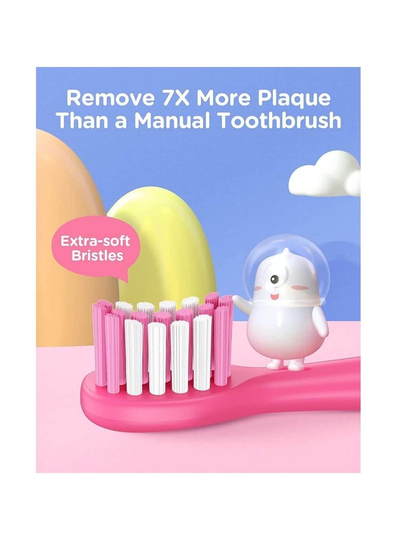 Bitvae K7S Bluetooth Kids Electric Toothbrush Pink - Image 4