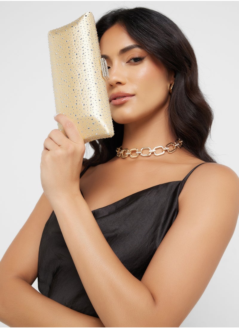 Diamante Clutch Bag