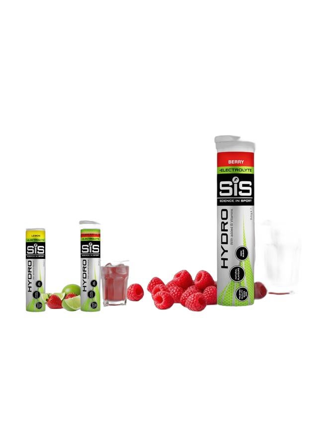 SIS Hydro Electrolyte Tablets | Sugar Free Hydration Tablets | Essential Electrolytes to Reduce Fatigue & Aid Rehydration | Gluten Free | Berry, Lemon and Strawberry & Lime Flavours | 60 Servings | 3 Pack | 60 x 4.5g - Image 1