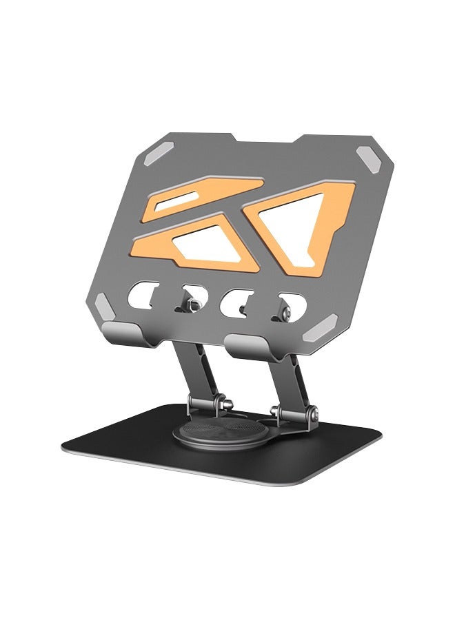 Adjustable Laptop Holders , Metal Tablet Stand, 360° Adjustable Tablet Mount, Breathable, Non-slip, For Reading, Watching Movies, Video Calls, Office Work - Image 1