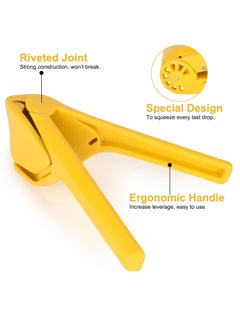 Arabest Lemon Squeezer, Lemon Juicer Hand Lime Squeezer, Nicehelper Large Manual Citrus Press That Folds Flat for Space, Ergonomic Design with Sideways Pivot, Easy to Use, for Lemon, Lime, Cirtus, Fruit  - Image 5