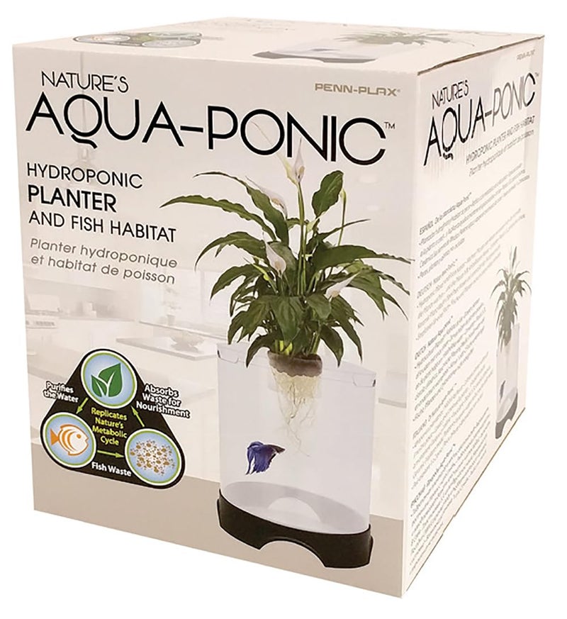 Penn Plax Penn-Plax Aquaponic Planter and Aquarium for Betta Fish | Tank Promotes Healthy Hydroponic Environment for Plants and Fish - Image 5