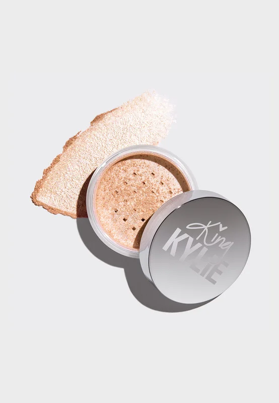 Kylie Cosmetics King Kylie Collection Loose Powder Highlighter - 3 Strikes - Warm Champagne, 4g