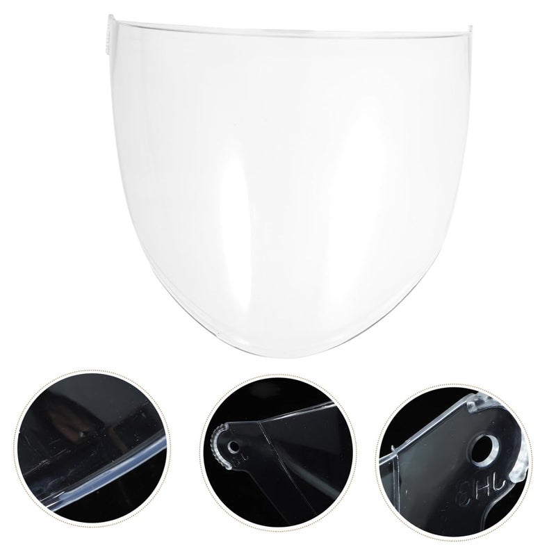Zerodeko 3pcs Replacement Motorcycle Visor Lens Transparent Shield Accessory for Enhanced Visibility Compatible with Models Easy Installation and Maintenance Material for Use - Image 4
