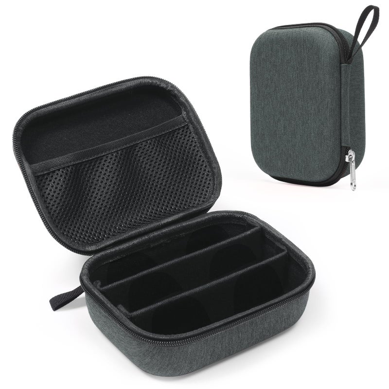 Bukere Travel Sunglasses Organizer Glasses Case 3 Adjustable Slot for Multiple Eyeglasses Hard Eyewear Box for Men Women - Image 2