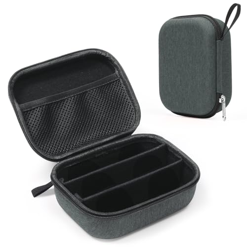 Bukere Travel Sunglasses Organizer Glasses Case 3 Adjustable Slot for Multiple Eyeglasses Hard Eyewear Box for Men Women - Image 1