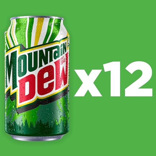 Mountain Dew Soda, 12 Fl Oz Cans (Pack of 12) - Image 2