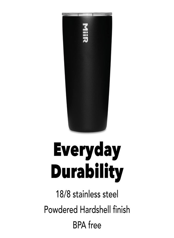 MiiR, Tumbler, Vacuum Insulated, Stainless Steel with Slide Lid, Cup Holder Compatible & BPA Free, Black, 12 Fluid Ounces - Image 4