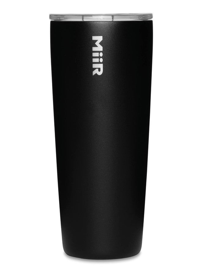 MiiR, Tumbler, Vacuum Insulated, Stainless Steel with Slide Lid, Cup Holder Compatible & BPA Free, Black, 12 Fluid Ounces - Image 1